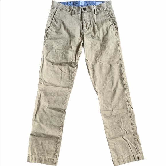 gap slim khakis